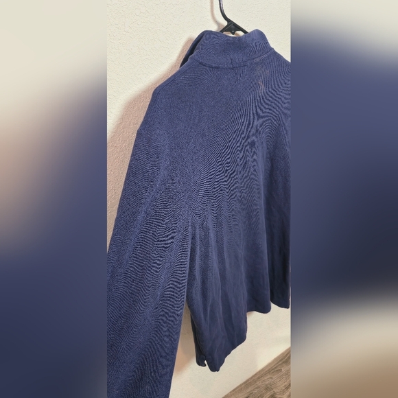Polo Ralph Lauren Estate Rib Quarter Zip Pullover  Sz Large with a small stain - Picture 5 of 12